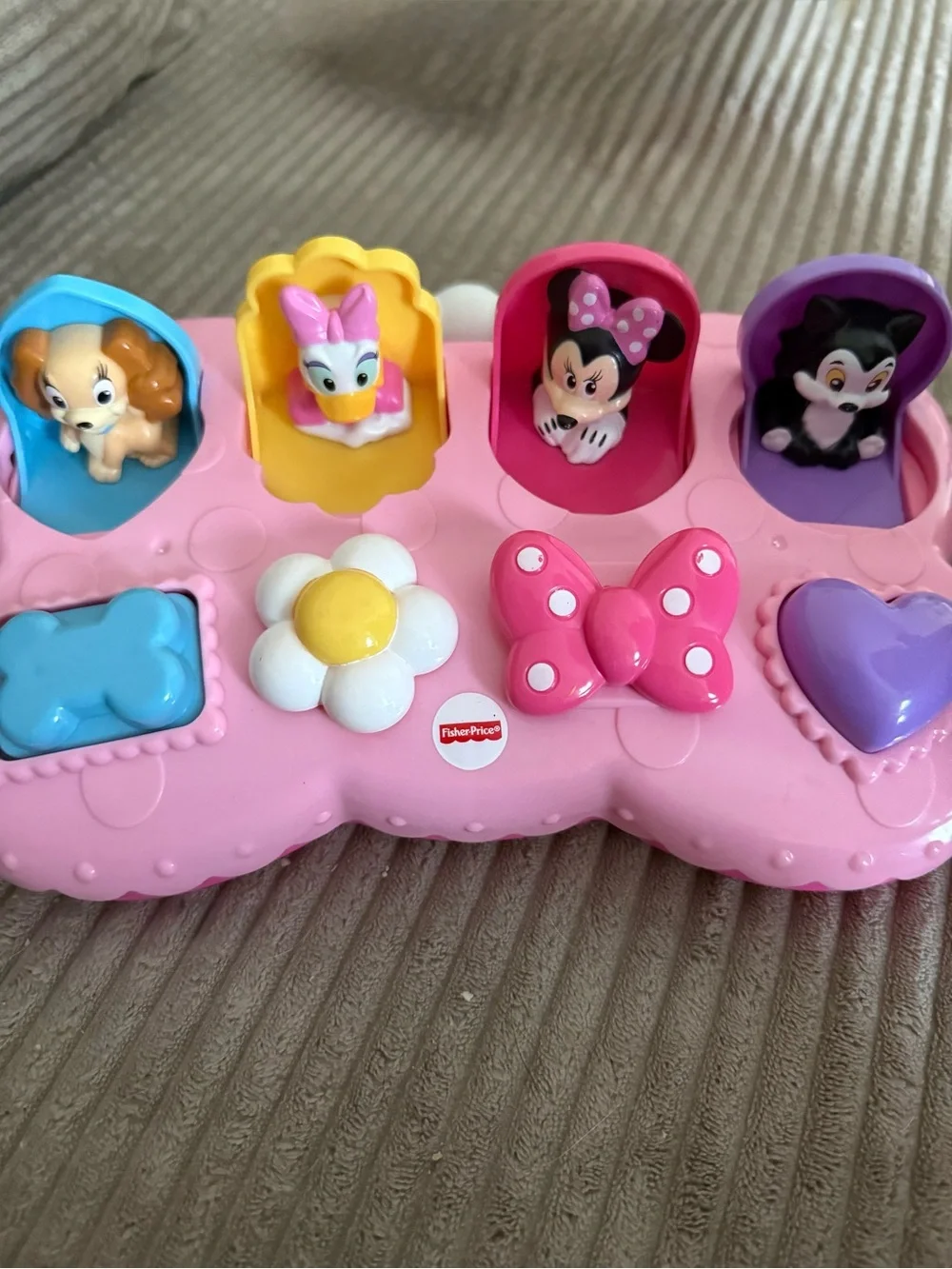 Fisher-Price Pink Minnie & Friends Pop-Up Learning Toy